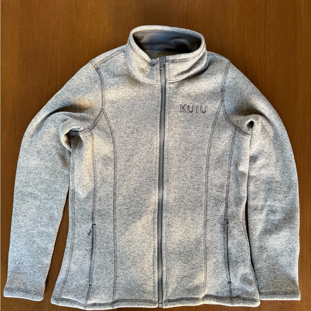 KUIU base camp jacket Heather Gray Zip-Up Jacket